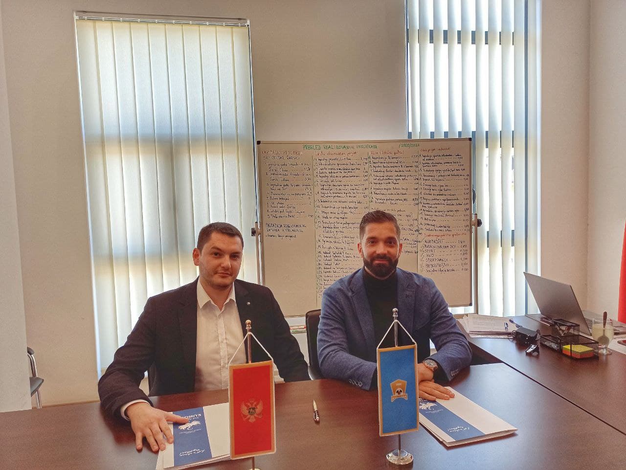 Delic lijevo i Makevic desno